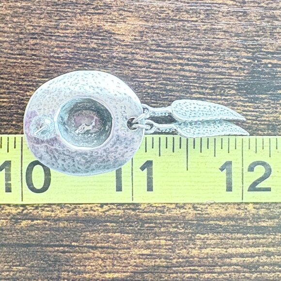 VTG Sterling Silver 925 Cowboy Hat Feather Dangle Earrings Size 2" Length - Picture 7 of 9